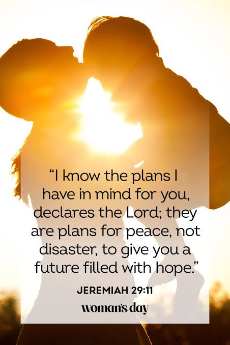 Jeremiah 29:11 - I know the plans I have for you